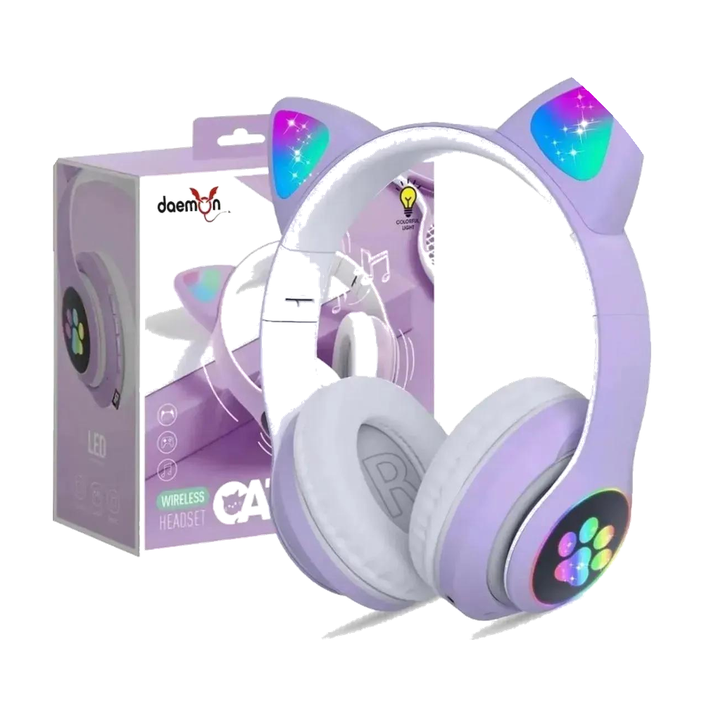 Wireless Cat Ear RGB Headphones